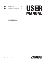Zanussi ZWT71401WA Manual de usuario