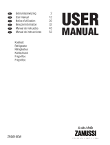 Zanussi ZRG616CW Manual de usuario