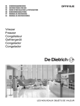 De Dietrich DFF910JE1 Manual de usuario