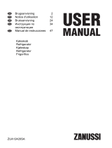 Zanussi ZUA12420SA Manual de usuario
