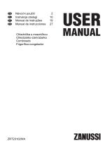 Zanussi ZRT23102WA Manual de usuario