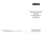 Zanussi ZC260R3 Manual de usuario