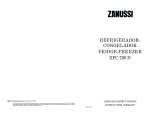 Zanussi ZPC726D Manual de usuario