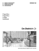 De Dietrich DRS927JE Manual de usuario