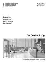 De Dietrich DRS921JE Manual de usuario