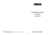 Zanussi ZC280R3 Manual de usuario