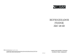 Zanussi ZRC29SD Manual de usuario