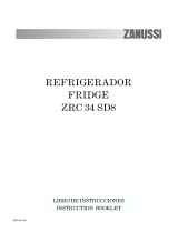 Zanussi ZRC34SD8 Manual de usuario
