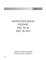 Zanussi ZRC38SX8 Manual de usuario