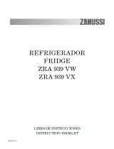 Zanussi ZRA939VX Manual de usuario