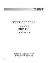 Zanussi ZRC38SX Manual de usuario