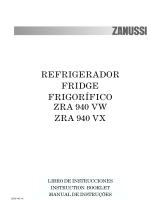 Zanussi ZRA940VW: Manual de usuario
