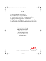 Aeg-Electrolux CAFE PERFETTO CP2200 Manual de usuario