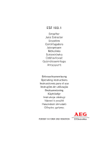 Aeg-Electrolux ESF103.1 Manual de usuario