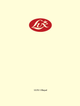 Lux LUX1 CLASSIC DARK BL Manual de usuario