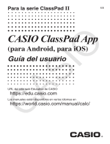 Casio ClassPad App El manual del propietario