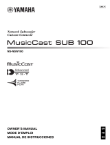 Yamaha MusicCast SUB 100 El manual del propietario