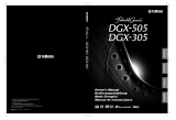 Yamaha DGX505 Manual de usuario