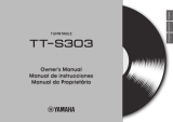 Yamaha TT-S303 El manual del propietario