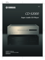 Yamaha CD-S2000 El manual del propietario