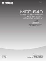 Yamaha MCR-640 Manual de usuario