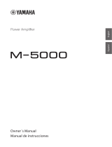 Yamaha M-5000 El manual del propietario