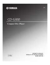 Yamaha CD-S300 El manual del propietario