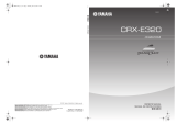 Yamaha CRX-E320 El manual del propietario