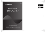 Yamaha RX-A730 Guía de instalación
