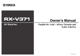 Yamaha RX-V371 El manual del propietario