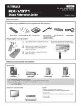 Yamaha RX-V371 Guia de referencia