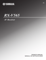 Yamaha RX-V565 El manual del propietario