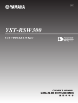 Yamaha YST-RSW300 El manual del propietario