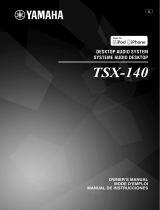 Yamaha TSX-140 El manual del propietario