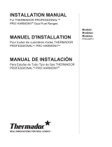 Thermador PRD305PH Guía de instalación