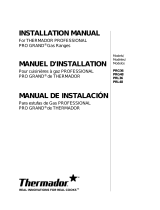 Thermador PRG366JG Guía de instalación