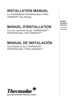 Thermador PRL305PH Guía de instalación