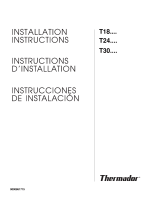 Thermador ZOME30ABS Guía de instalación