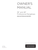 GE Monogram Monogram 36 inch El manual del propietario