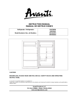 Avanti RM3316B Manual de usuario