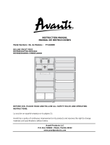 Avanti FF116D0W Manual de usuario
