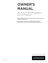 GE Monogram ZIRS360NBRH El manual del propietario