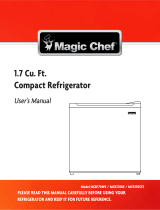 Magic Chef MCR170BE El manual del propietario