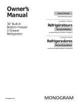 GE Monogram ZIK30GNHII El manual del propietario