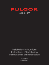 Fulgor Milano F6SP30W1 Guía de instalación