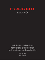 Fulgor Milano F1SP24S1 Guía de instalación