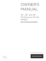 GE Monogram ZGP364LDRSS El manual del propietario