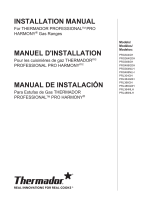Thermador PRG364NLG Guía de instalación