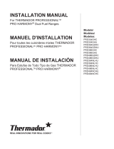 Thermador  PRD484NCHU  Guía de instalación