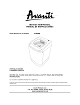 Avanti TLW16W Manual de usuario